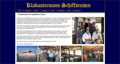 Desktop Screenshot of klabautermann-schiffsreisen.de