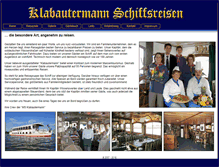 Tablet Screenshot of klabautermann-schiffsreisen.de
